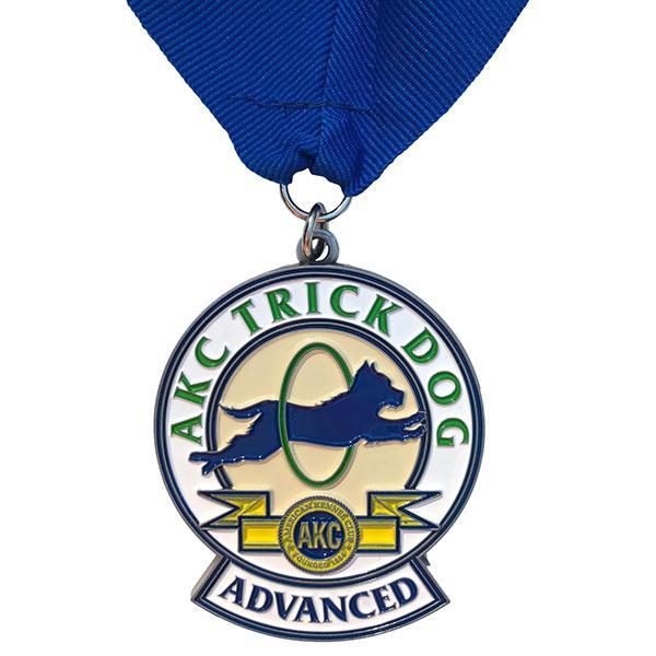 Trick Dog Gold Elite  3" Medal