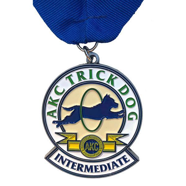 Trick Dog Gold Elite  3" Medal