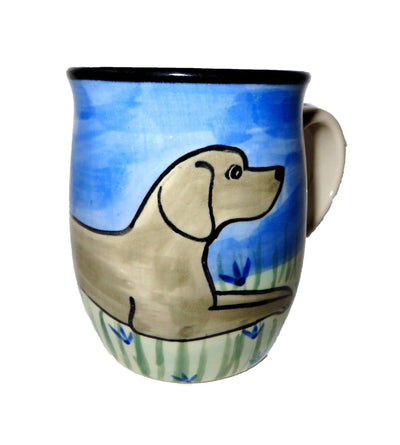 Weimaraner Hand-Painted Ceramic Mug