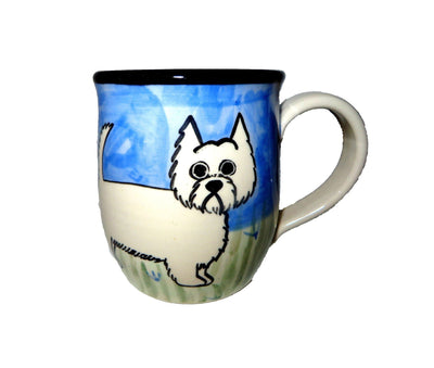 West Highland White Terrier Hand-Painted Ceramic Mug