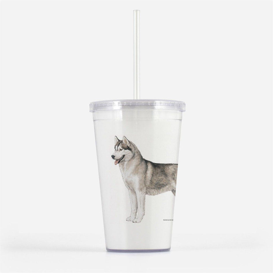 Siberian Husky Beverage Tumbler