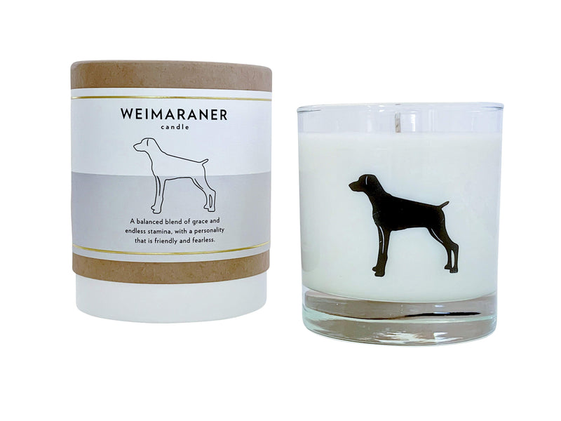 Weimaraner Candle