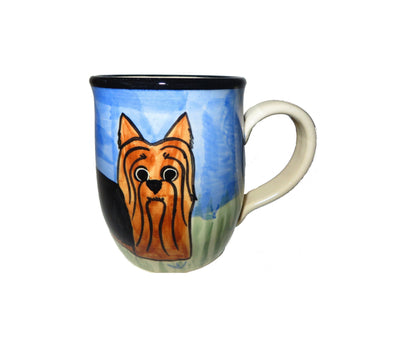 Yorkshire Terrier Hand-Painted Ceramic Mug