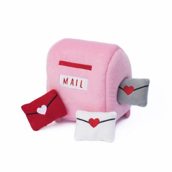 Mailbox and Love Letters Hide-and-Seek Dog Toy
