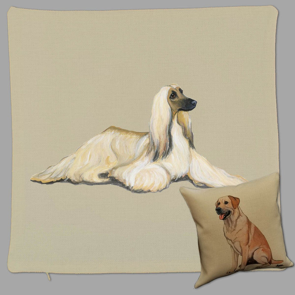 Afghan Hound Pillow Cover