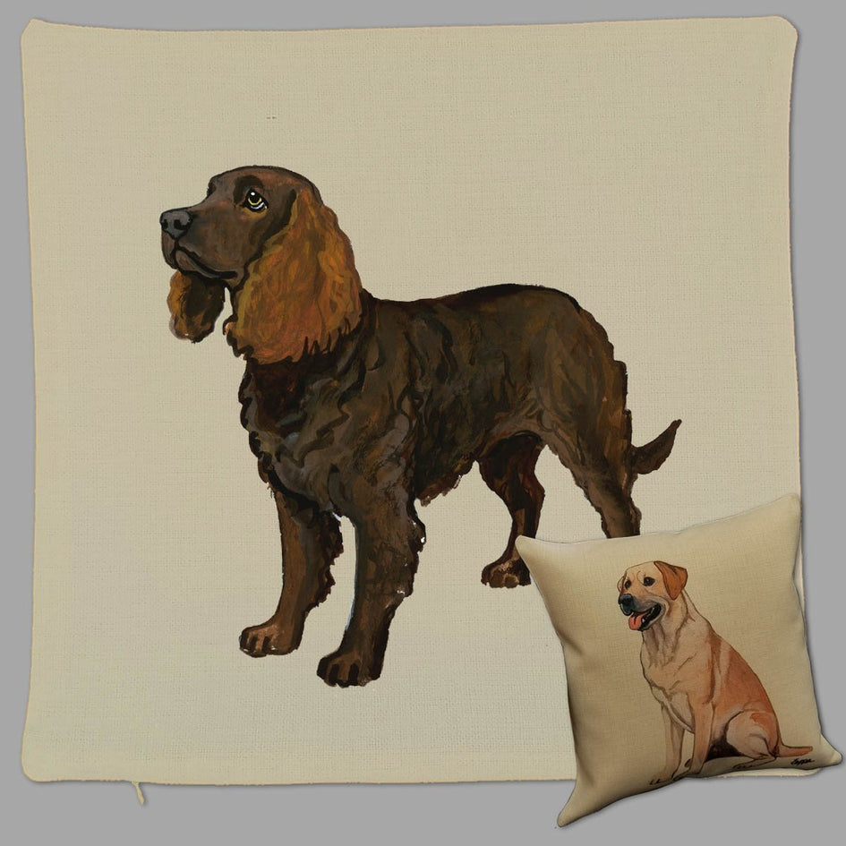 American Water Spaniel Pillow Cover