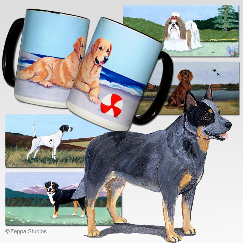 Australian Cattle Dog Scenic Mug