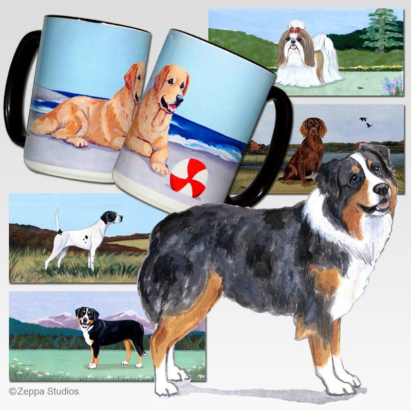 Australian Shepherd Scenic Mug