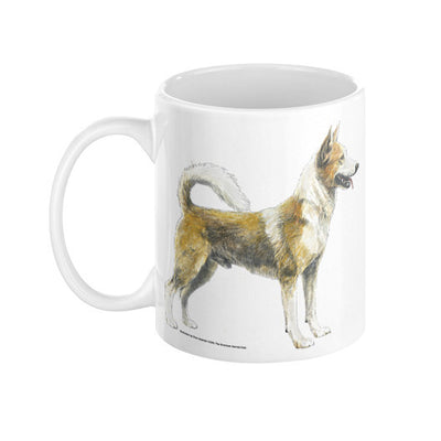 Caanan Dog Illustration Coffee Mug