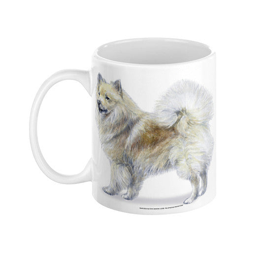 Icelandic Sheepdog Illustration Coffee Mug