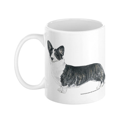 Cardigan Welsh Corgi Illustration Coffee Mug