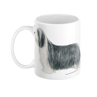 Bearded Collie Illustration Coffee Mug