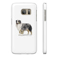 Australian Shepherd Illustration Phone Case  WOOFipedia Shop