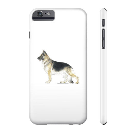 German Shepherd Dog Illustration Phone Case