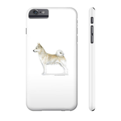 Norwegian Buhund Illustration Phone Case