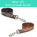 Nylon Faux Bois Dog Leash