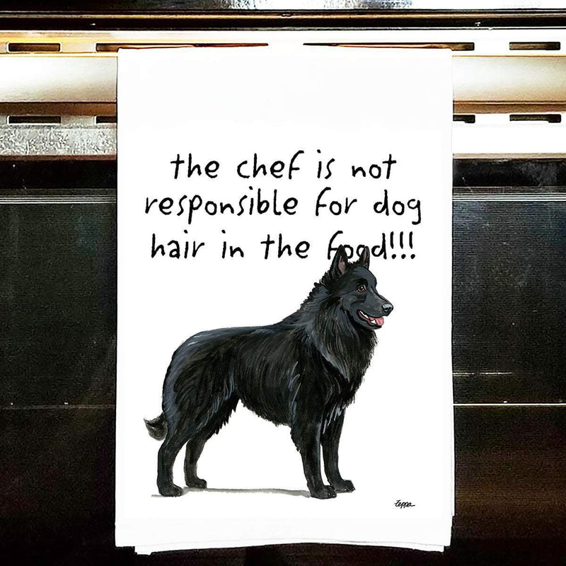 Belgian Sheepdog Tea Towel