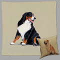 Bernese Mountain Dog Pillow Cover