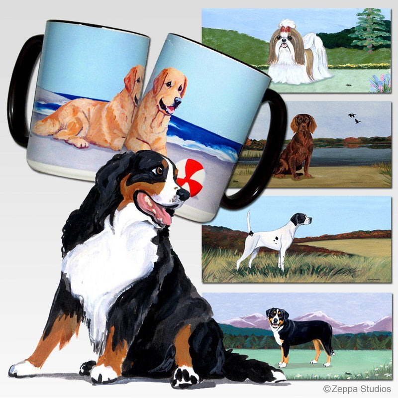 Bernese Mountain Dog Scenic Mug