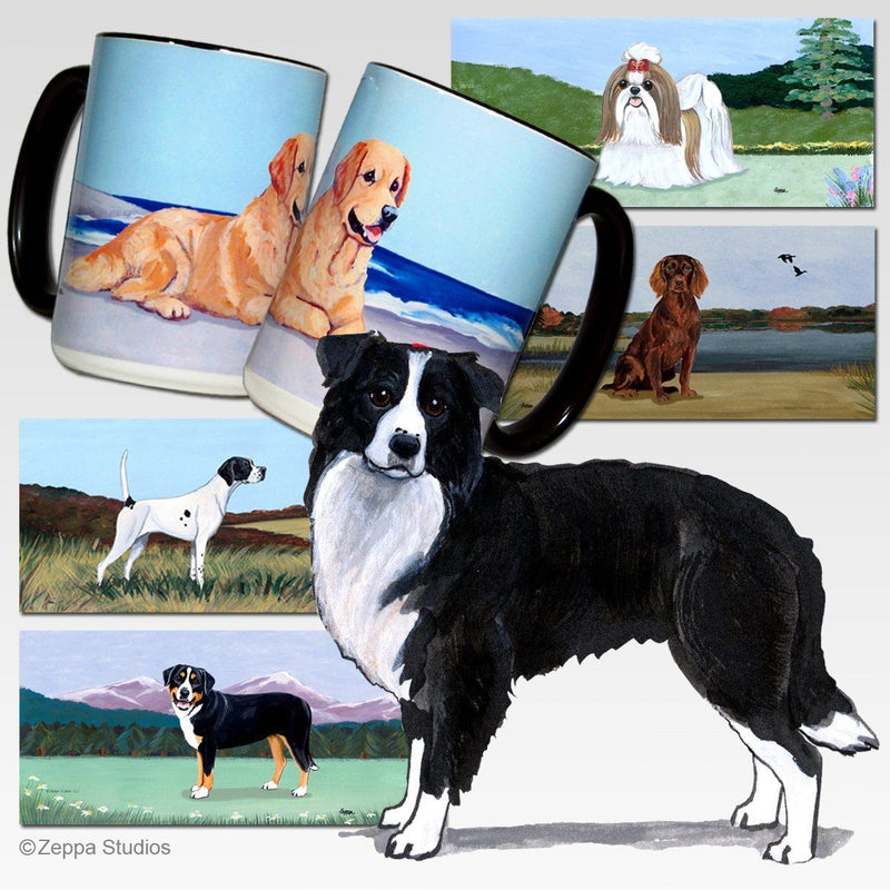 Border Collie Scenic Mug