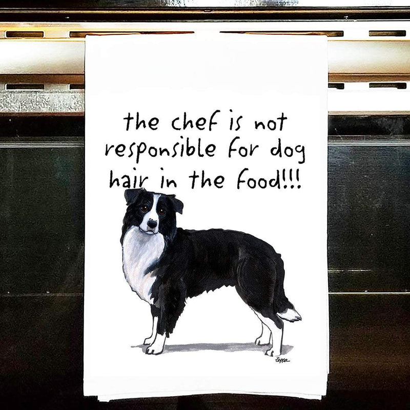 Border Collie Tea Towel