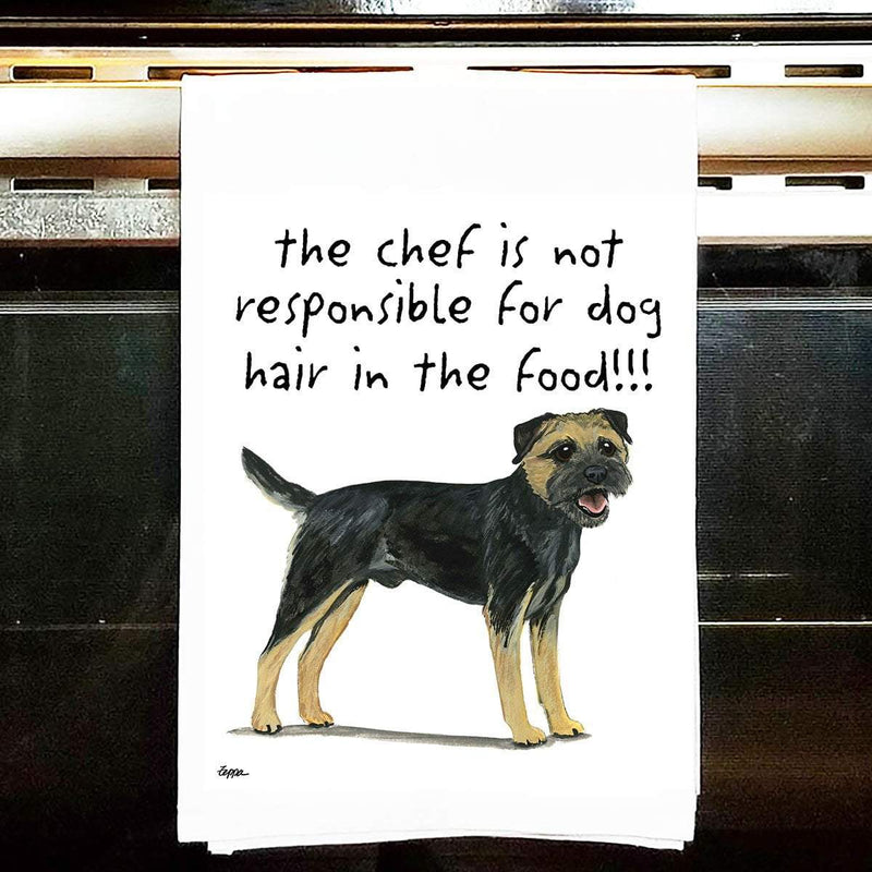 Border Terrier Tea Towel