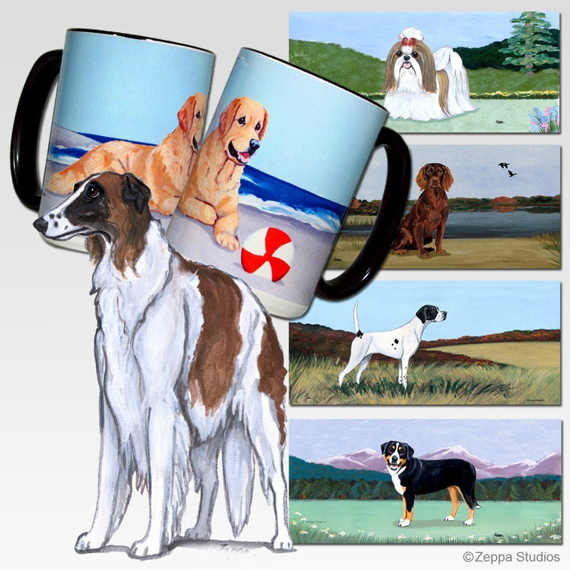 Borzoi Scenic Mug