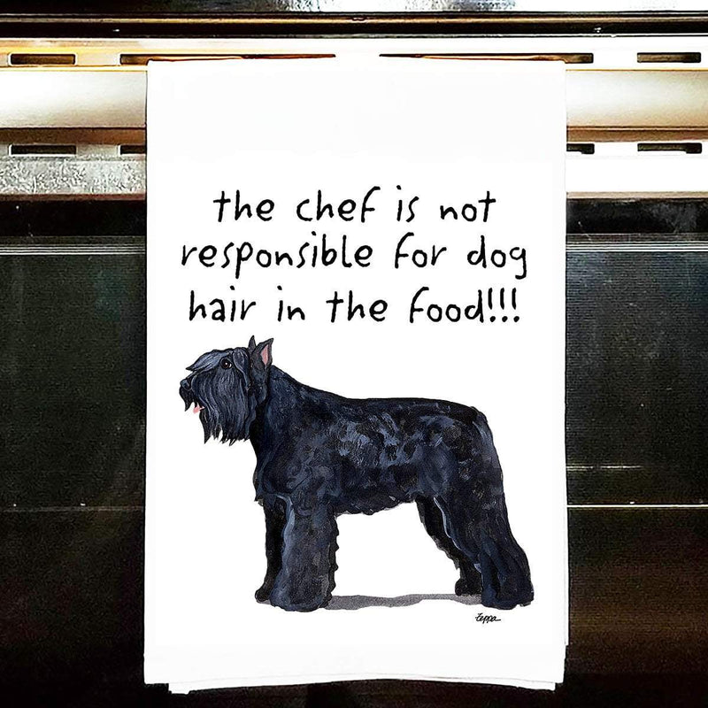 Bouvier des Flandres Tea Towel