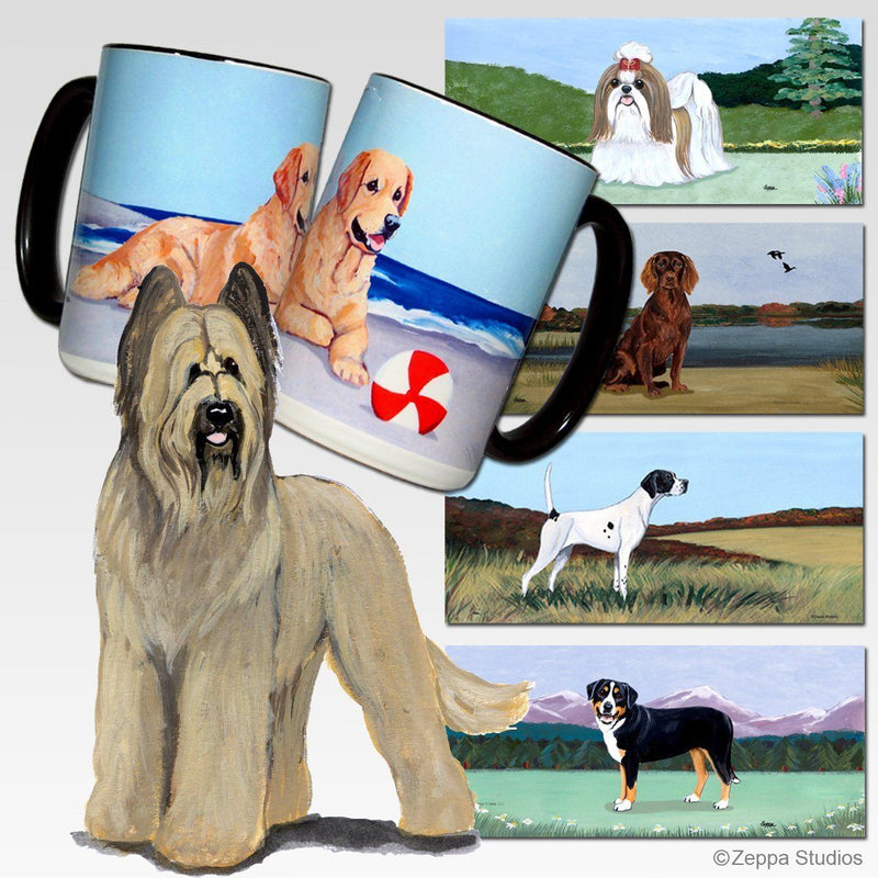 Briard Scenic Mug