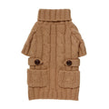 Pocket Cable Knit Dog Sweater