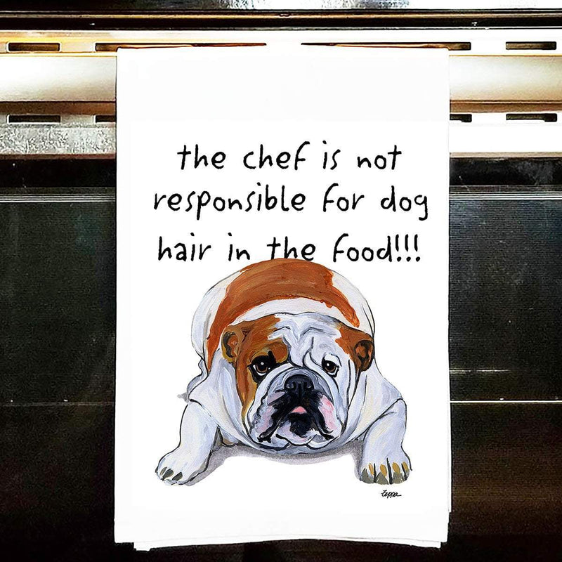 Bulldog Tea Towel