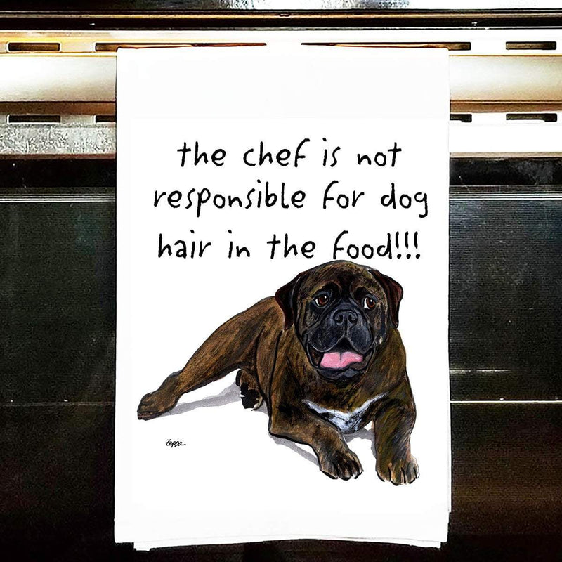 Bullmastiff Tea Towel