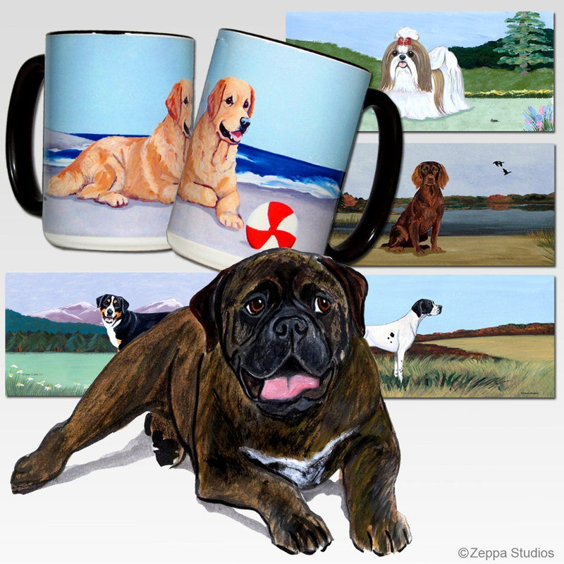 Bullmastiff Scenic Mug