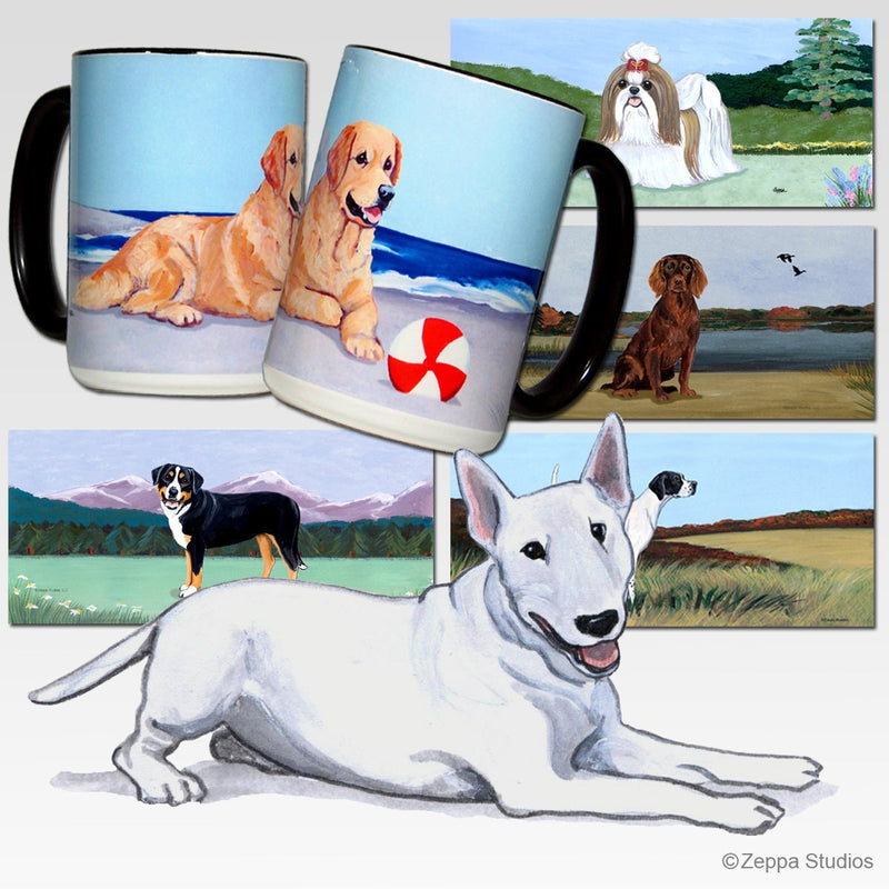 Bull Terrier Scenic Mug