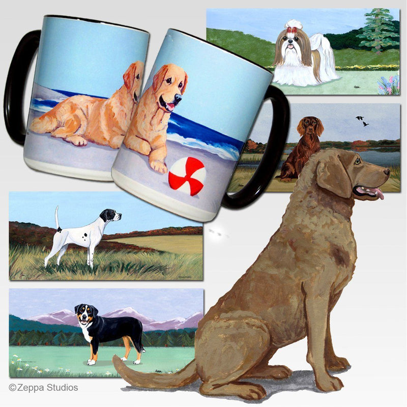 Chesapeake Bay Retriever Scenic Mug