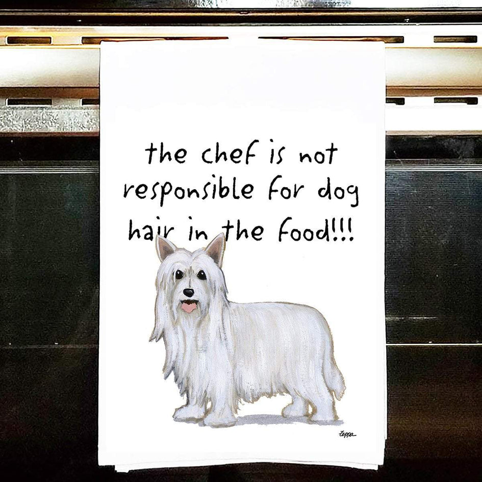 Chinese Crested Tea Towel
