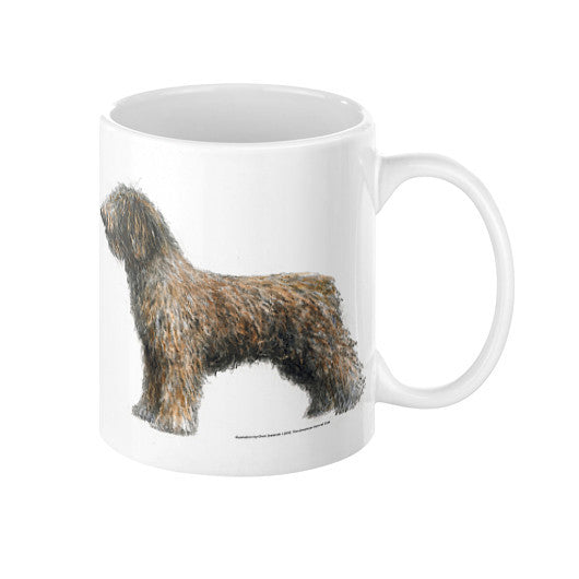 Spanish Water Dog Illustration Coffee Mug