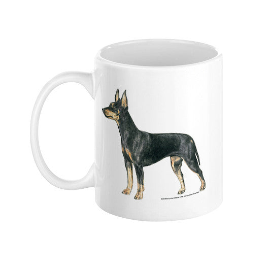 Toy Manchester Terrier Illustration Coffee Mug