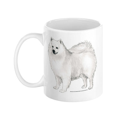 American Eskimo Dog Illustration Coffee Mug