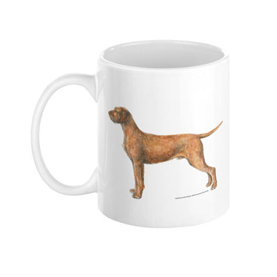 Wirehaired Vizsla Illustration Coffee Mug