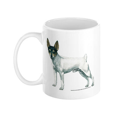 Toy Fox Terrier Illustration Coffee Mug