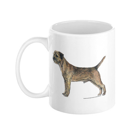 Border Terrier Illustration Coffee Mug