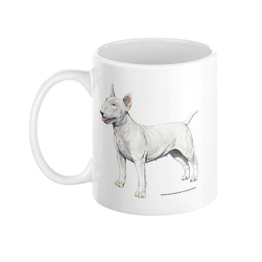 Bull Terrier Illustration Coffee Mug