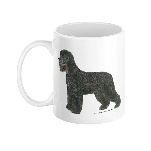 Irish Water Spaniel Illustration Coffee Mug