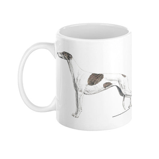 Greyhound Illustration Coffee Mug