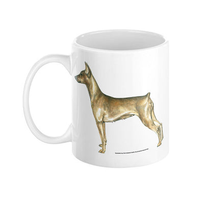 German Pinscher Illustration Coffee Mug