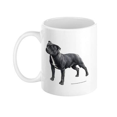 Staffordshire Bull Terrier Illustration Coffee Mug