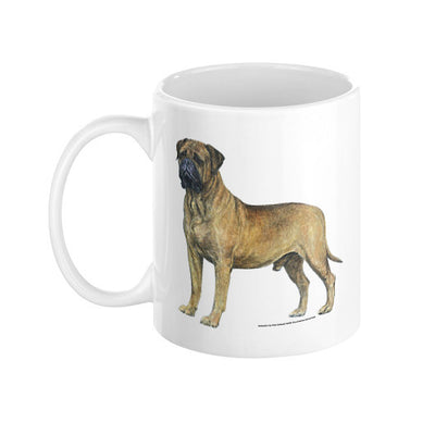 Bullmastiff Illustration Coffee Mug