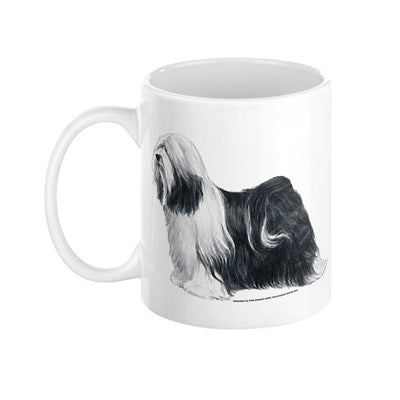 Tibetan Terrier Illustration Coffee Mug