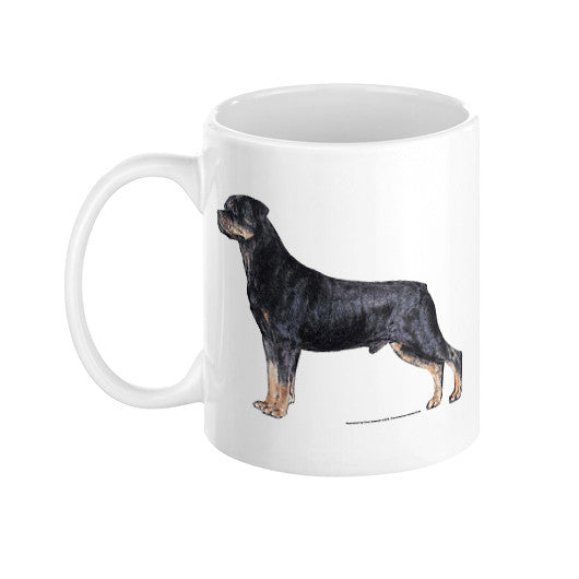 Rottweiler Illustration Coffee Mug